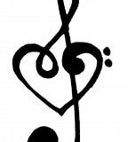 Music Love Tattoo Sketch