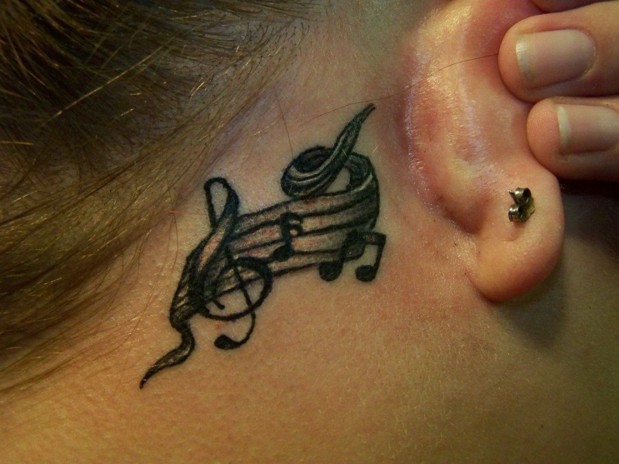 Awesome Music Note Tattoos