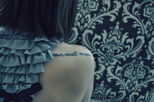 Across The Universe Tattoo On Shoulder