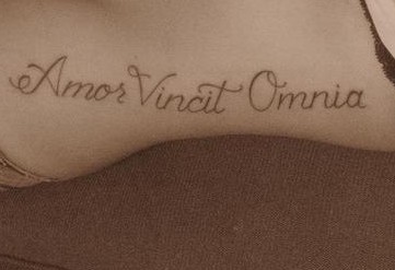 Amor Vincit Omnia  Tattoo Picture