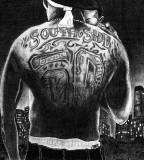 Black And White Tattoo Back Photo 1