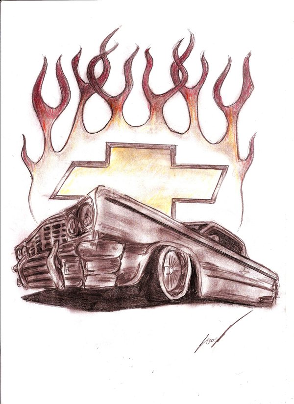 Chevrolet Impala Tattoo By Lowridergirl On Deviantart