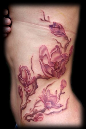 Kelly Doty At Ink Amp Dagger Tattoo Tattoos Flower Pink