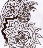 Traditional Henna Tattoo Design Sketches for Women