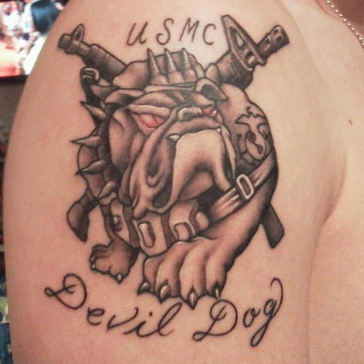 Bulldog Tattoos Marine Corps Tattoos