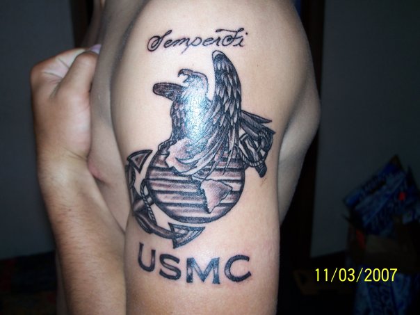 Girl Fashion Words Usmc Tattoo