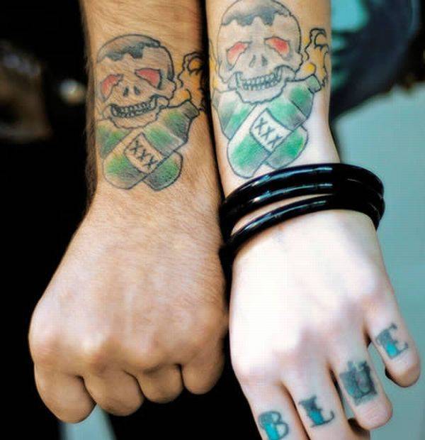 Wonderful Matching Couples Tattoo Ideas