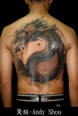 Yin-Yang Dragon Tattoos