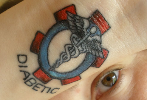 Diabetes Alert Id  Diabetes Tattoo
