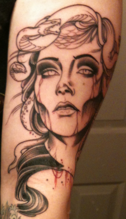 Attractive Medusa Tattoo Designs