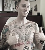 Est 1990 Tattoo in MGK Body