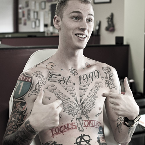 Est 1990 Tattoo in MGK Body