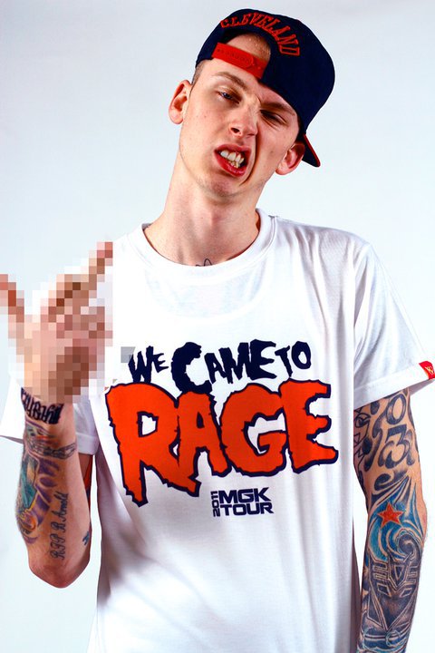 Cool Tattoo MGK American Rapper Gallery