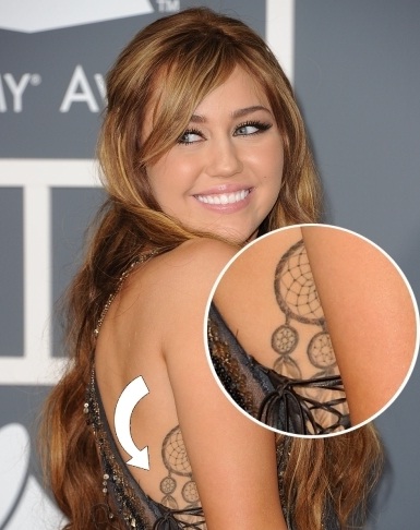 Latest Fashion Trend Miley Cyrus Tattoos Design