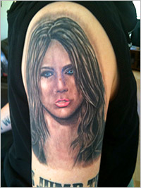Man Has Miley Cyrus Tattoos How Many Do You Have