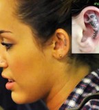 Miley Cyrus Inconspicuous Tattoos Pictures