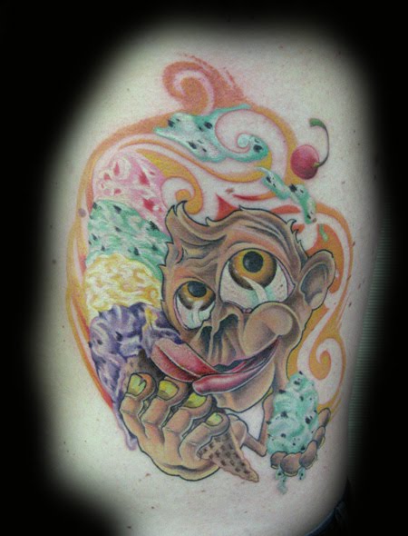 Cartoon Monkey Tattoos Art