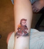 Monkey Tattoos for Hands Girl