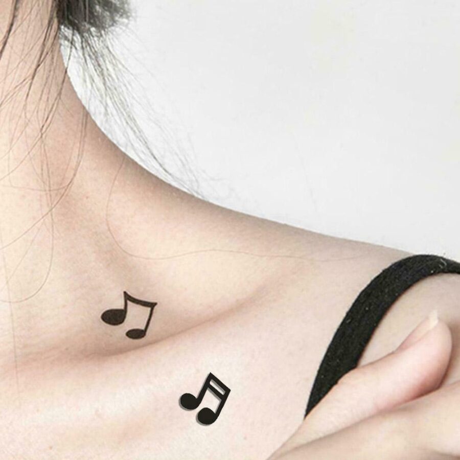 music tattoo