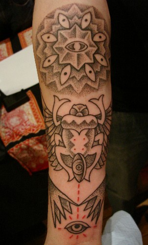 Shades Forearm Tattoos Design for Men