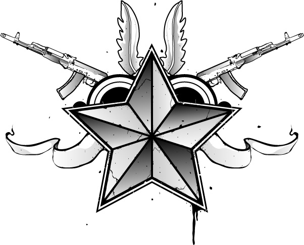 Nautical Star Tattoo Design