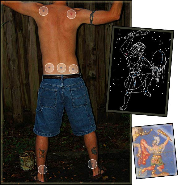 Constellation Tattoo Ideas on Back