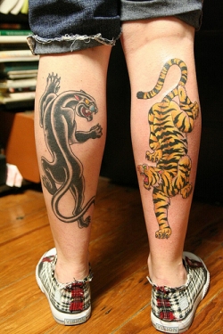 Panther Tattoos Meaning On Foots