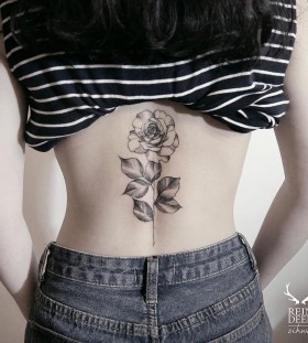 perfect-rose-flower-tattoo