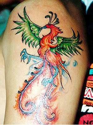 Animations Phoenix Tattoo Designs