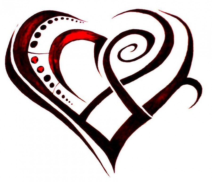 Hallo Wallpaper Love Heart Tattoos Designs