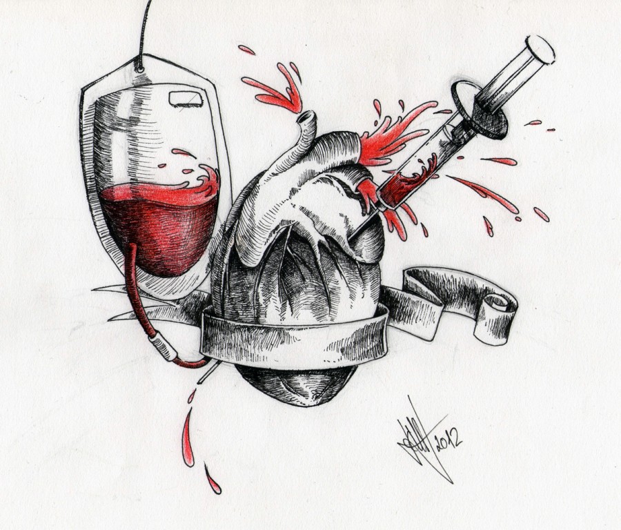 Drawing Scheme Heart Tattoo Pictures