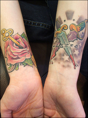 Flower Wrist Tattoo Designs