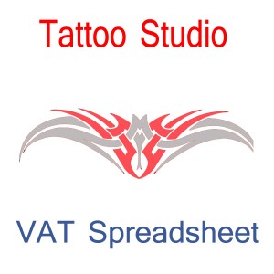 Tattoo Amp Body Piercing Studio Accounting Spreadsheet Easy