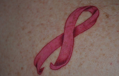 Stunning Cancer Ribbon Tattoos