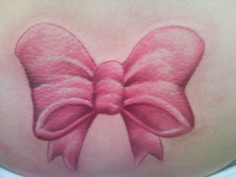 Pink Ribbon Tattoo Design Ideas for Girls