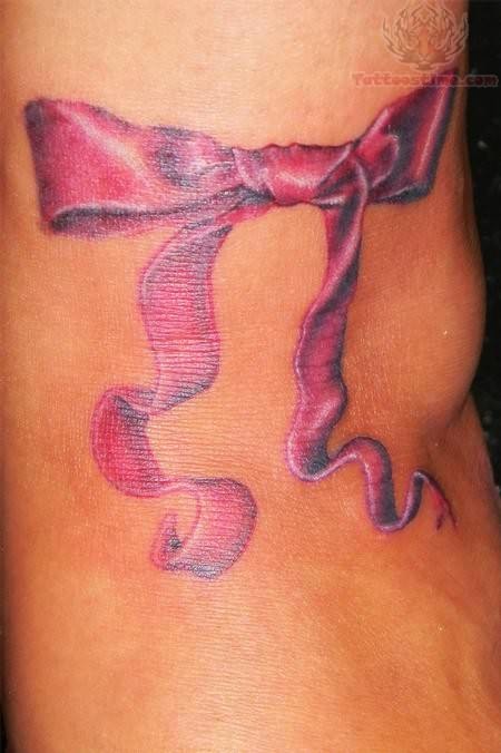 Pink Tattoos Symbolize Breast Cancer Awareness