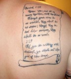 Awesome Bible Verse Tattoos Images