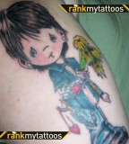 Emo Punk Precious Moments Boy Girly Tattoo