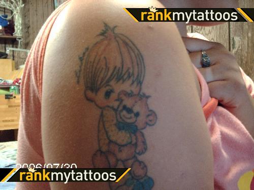 Precious Moments Arm Tattoo