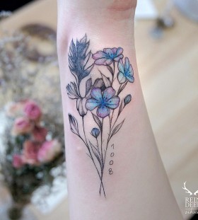pretty-flower-tattoo