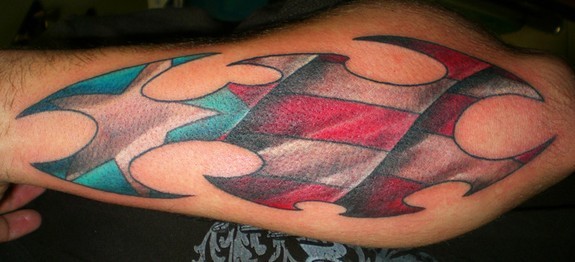 Amazing Puerto Rican Flag Tribal Tattoo Design