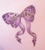 Soft Purple Leopard Print Tattoo Photo