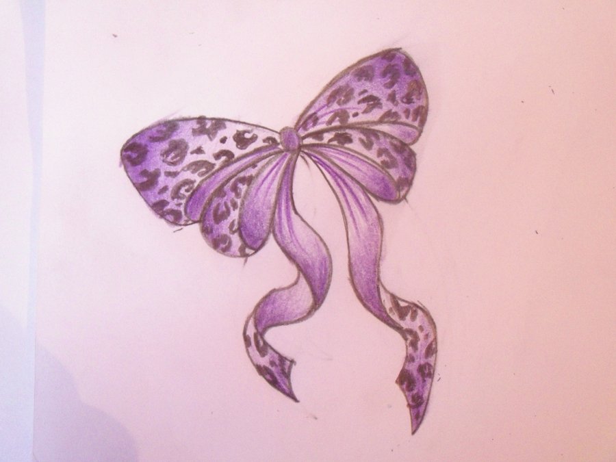 Soft Purple Leopard Print Tattoo Photo