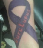 Lupus Ribbon Tattoos Ideas