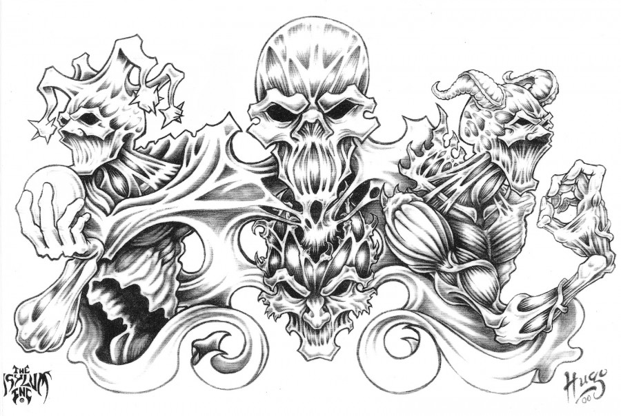 Best Quarter Sleeve Tattoo Sketch