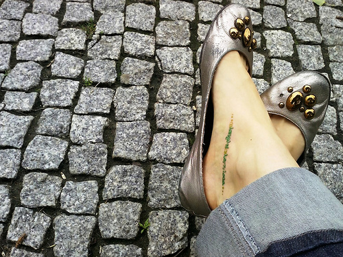 Charming Tattoo Ideas For Girls On Foot Quotes