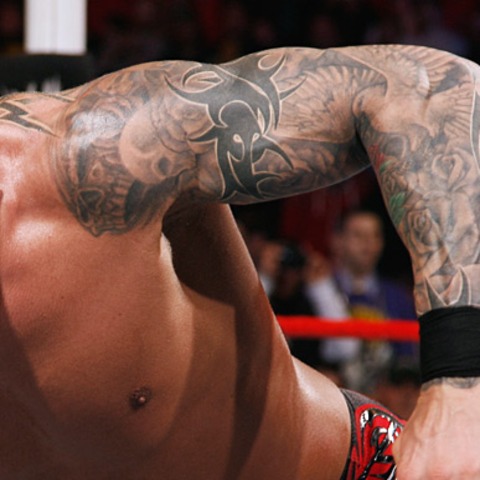 WWE Tattoos Randy Ortons Sleeves Design