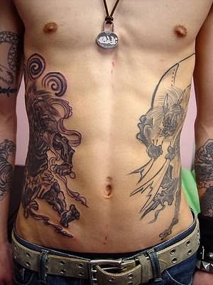 Unique Rib Tattoos Pictures