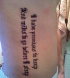 Tattoo Quotes On Rib For Man