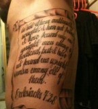 New Design Tattoo Rib Qoute